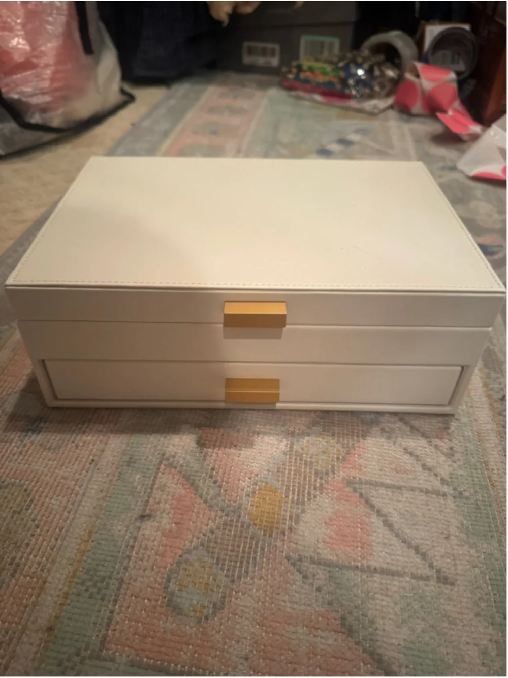 Target Jewelry Organizer Box One Size White Gold